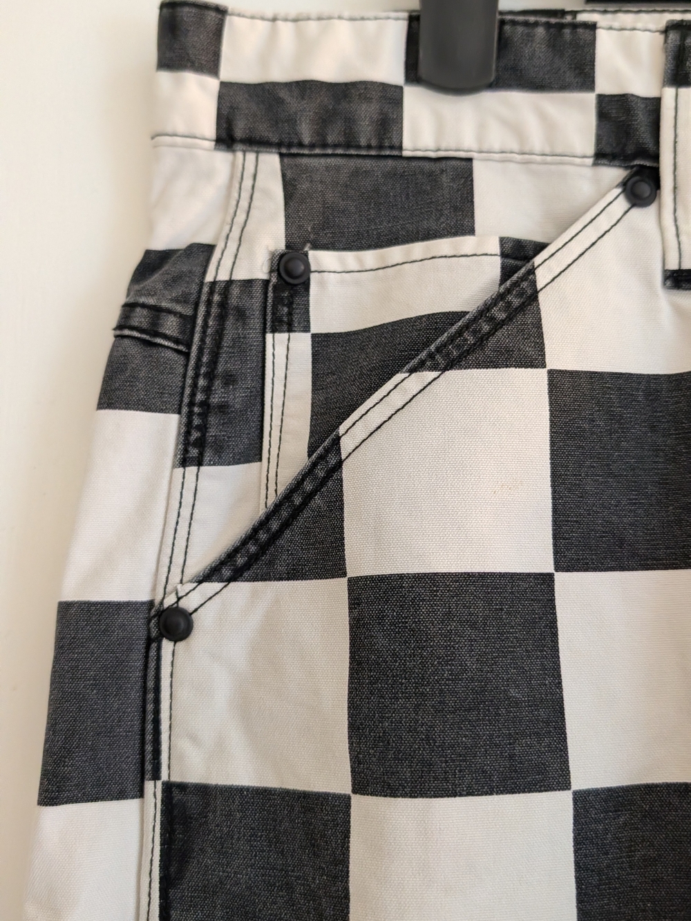 G-Star RAW Black and White Checker Cargo Pants Pharrell Willams Collab - Picture 11 of 14